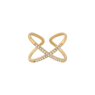 Anel Delicate com zircônias