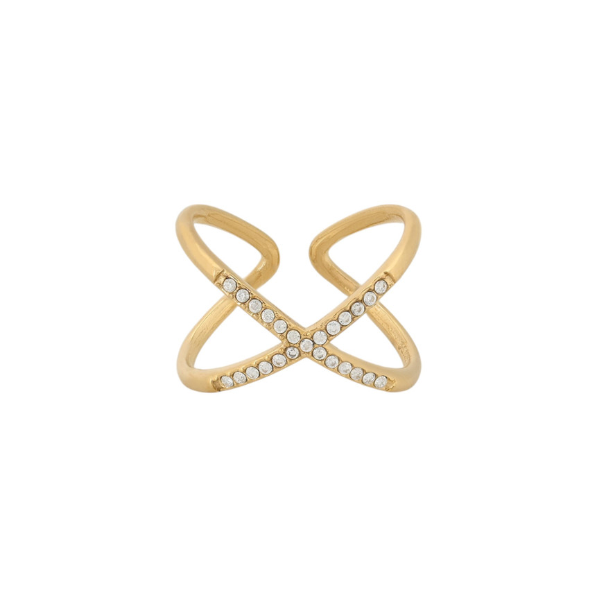 Anel Delicate com zircônias