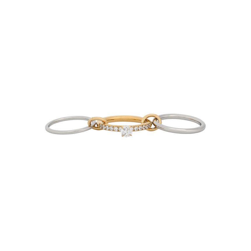 Glamour ring with three circles