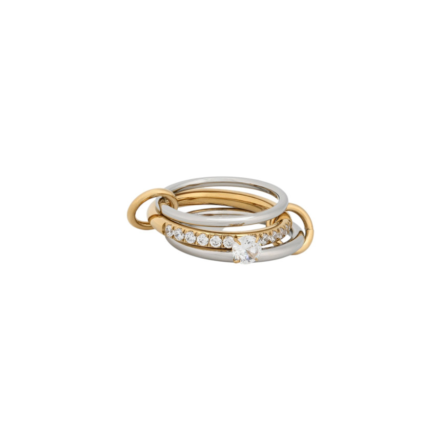 Glamour ring with three circles