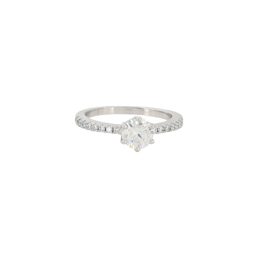 Solitario Eternity com moissanite