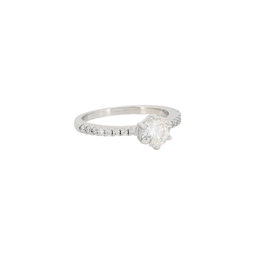 Solitario Eternity com moissanite