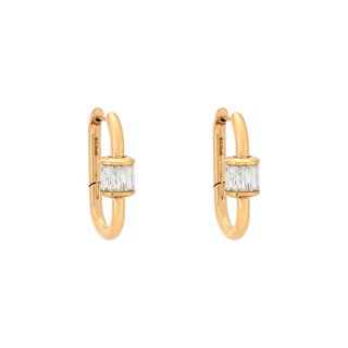 Glamour hoops with zircons