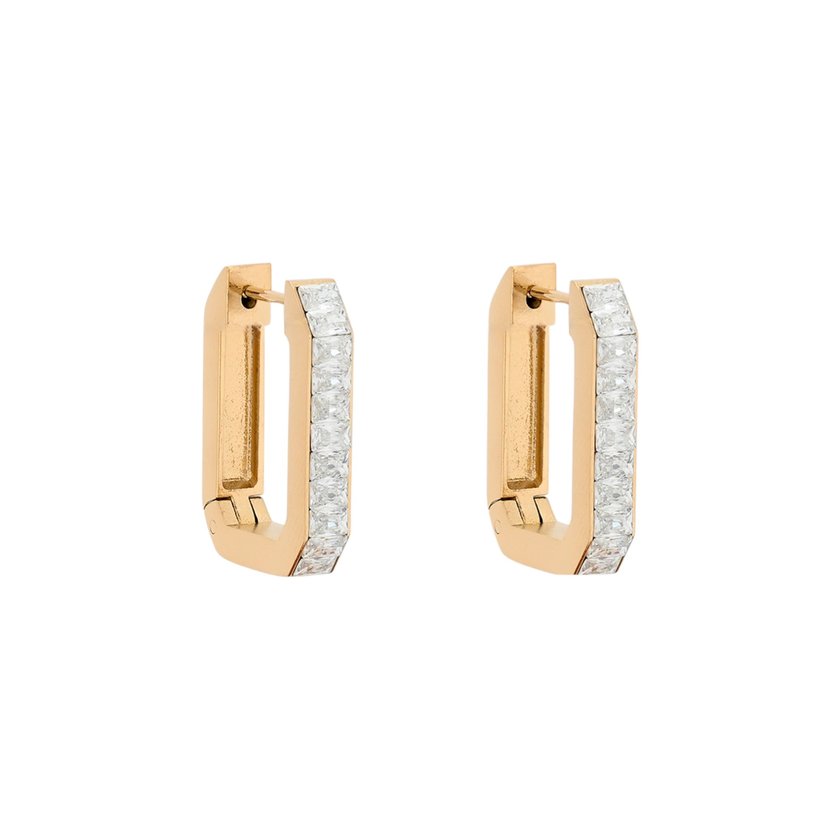 Mini Boucles d'oreilles Delicate avec zircons