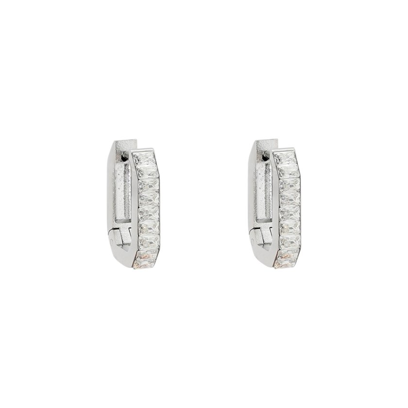 Mini Argolinhas Delicate com zircônias - 1.8cm