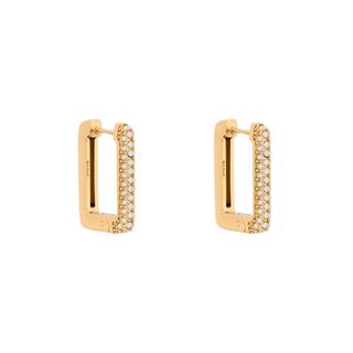 Mini Boucles d'oreilles Delicate avec zircons