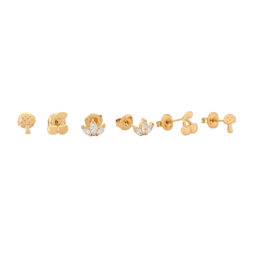 Pack of small earrings
