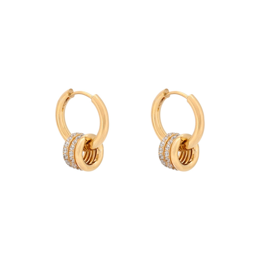 Argolas Glamour com pendentes
