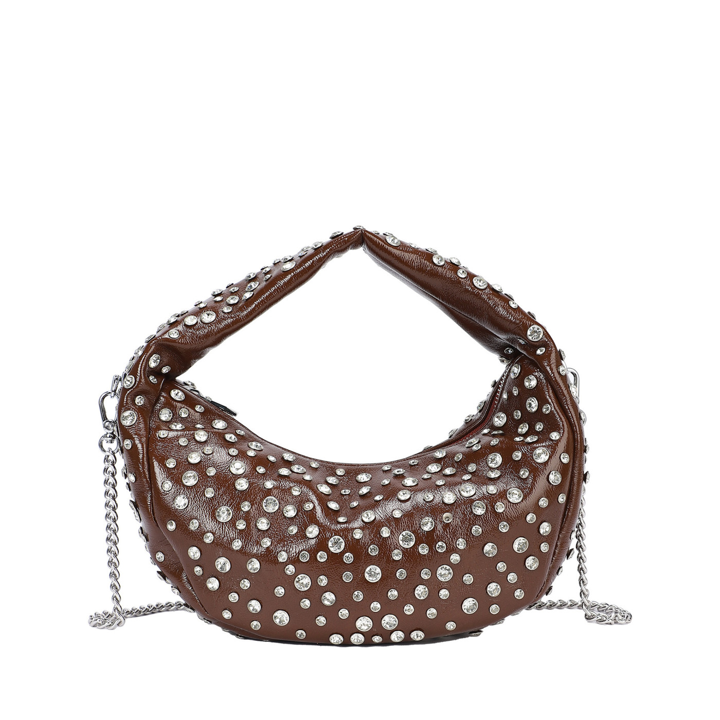 Handbag with studs