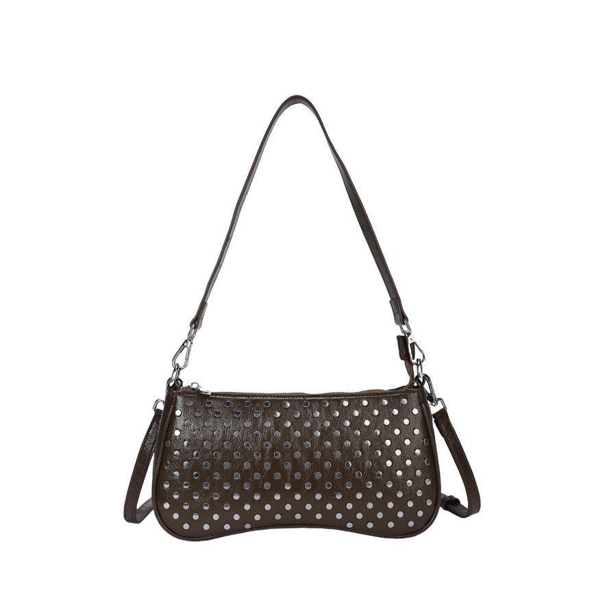 Shoulder bag with studs