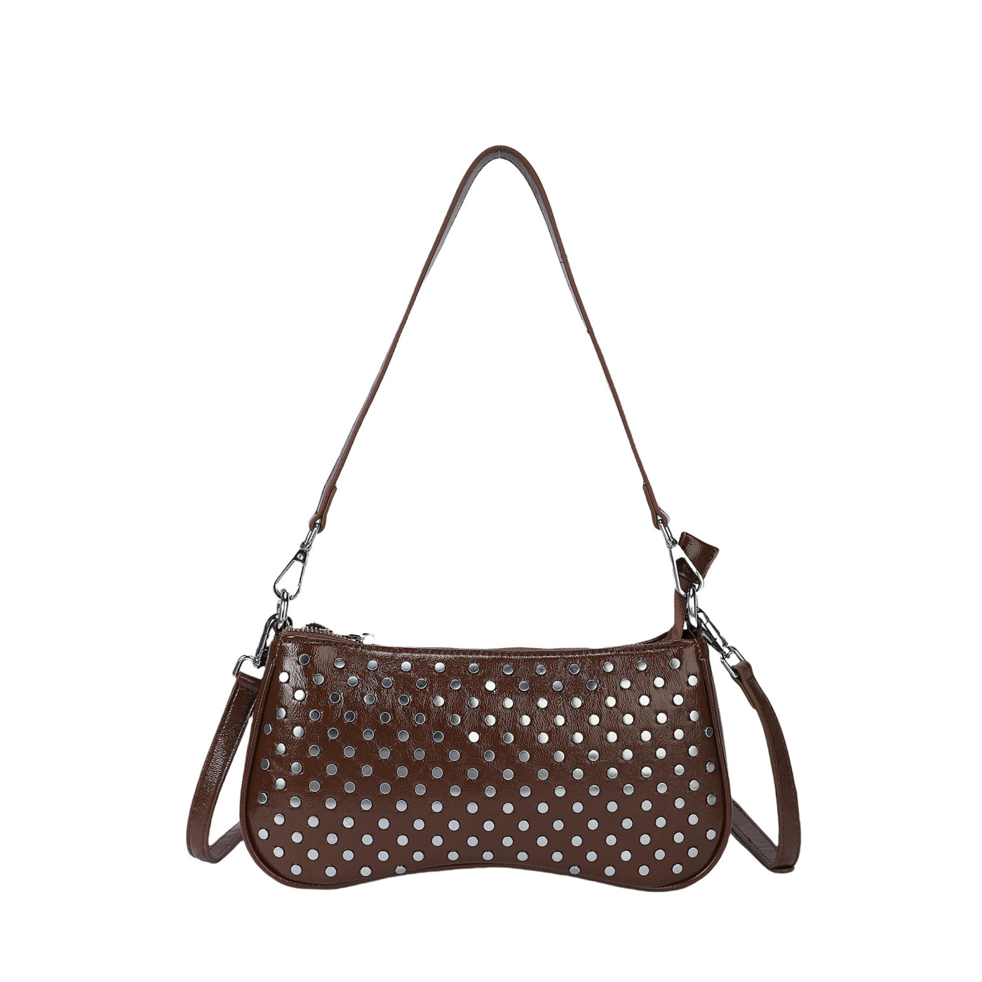 Shoulder bag with studs