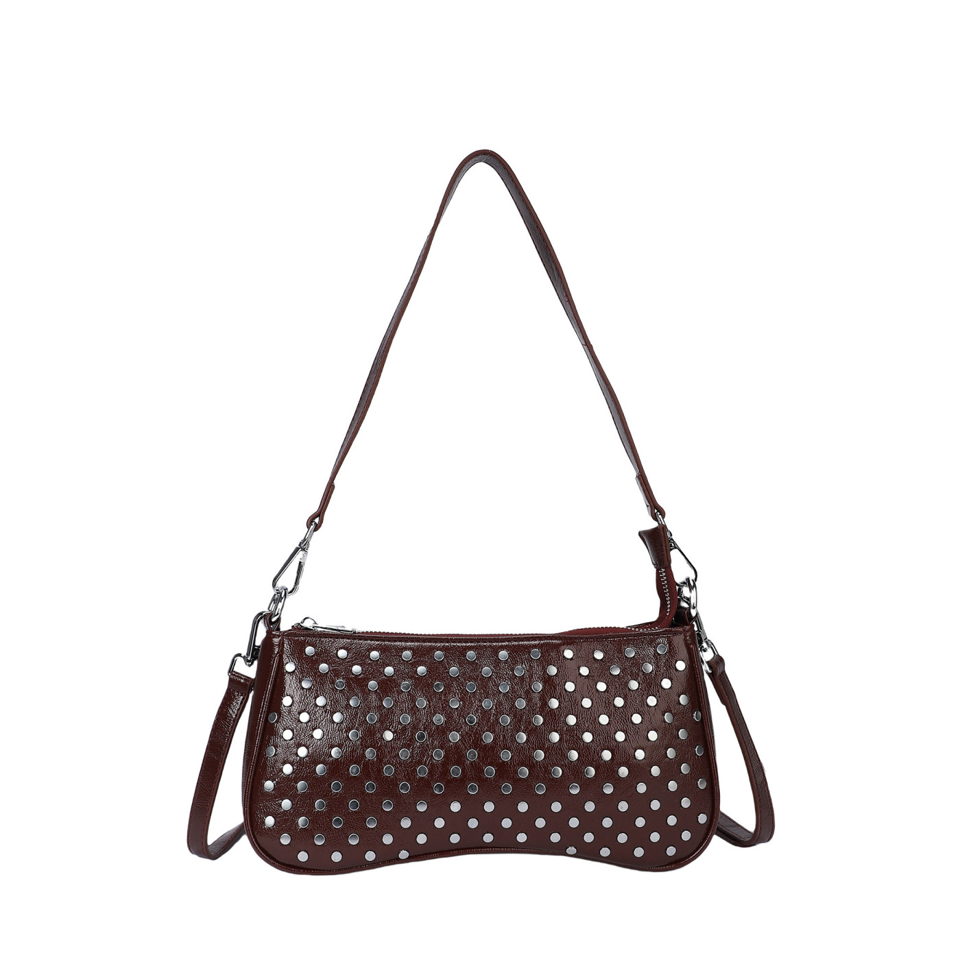 Shoulder bag with studs