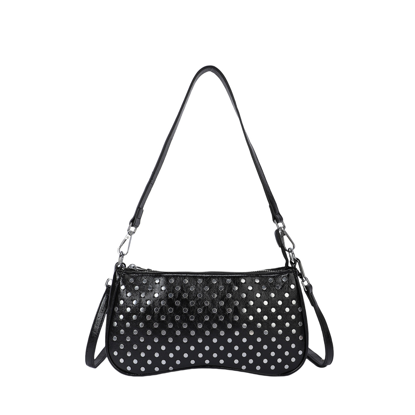 Shoulder bag with studs