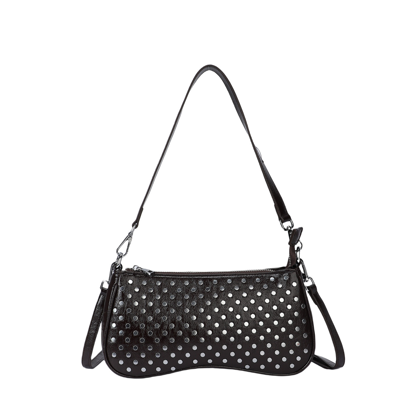 Shoulder bag with studs