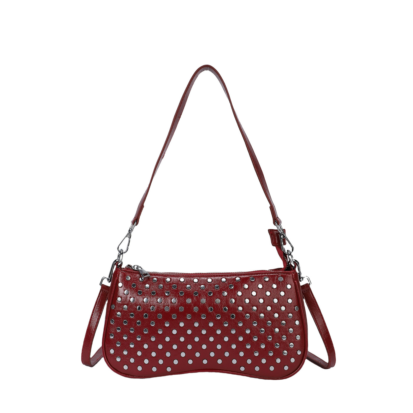 Shoulder bag with studs