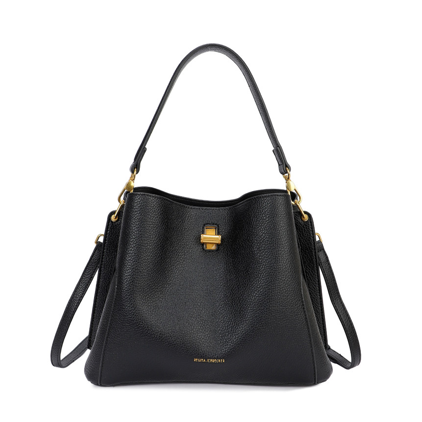 Sac bandoulière avec détails dorés
