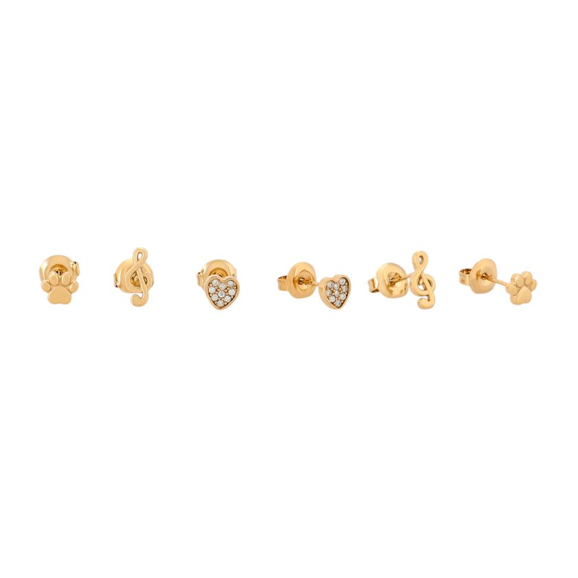 Pack of small earrings