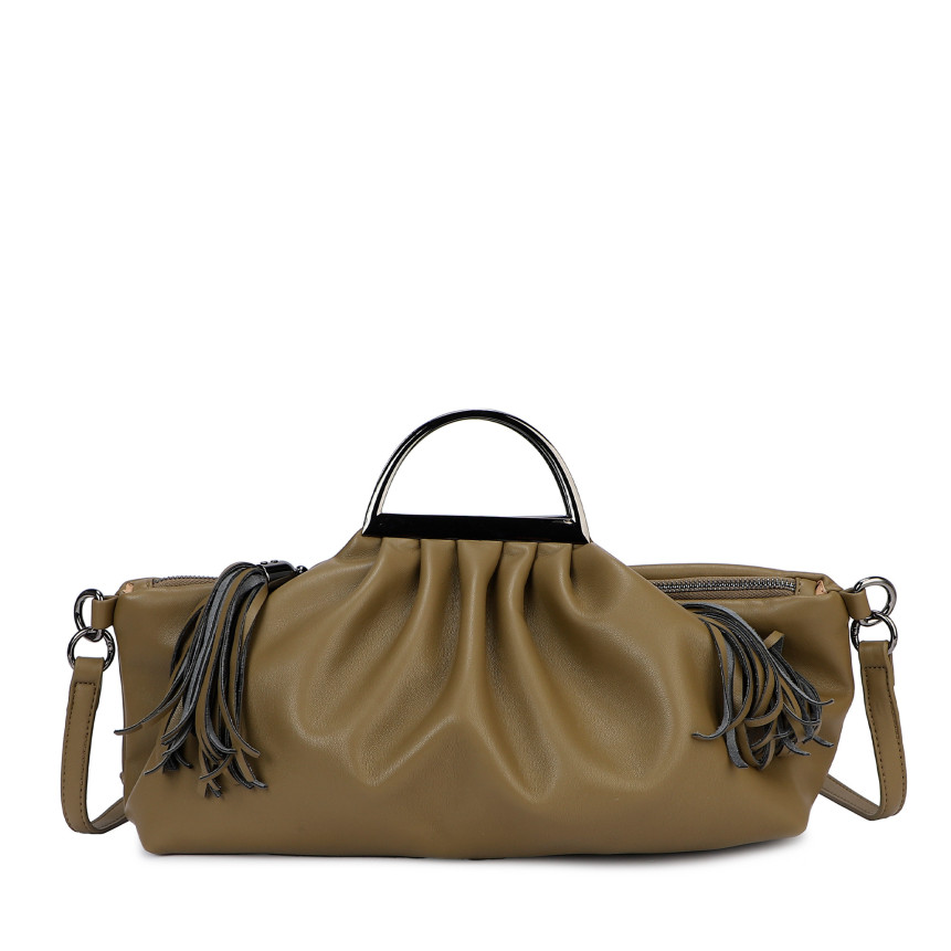 Bolso de mano con anilla