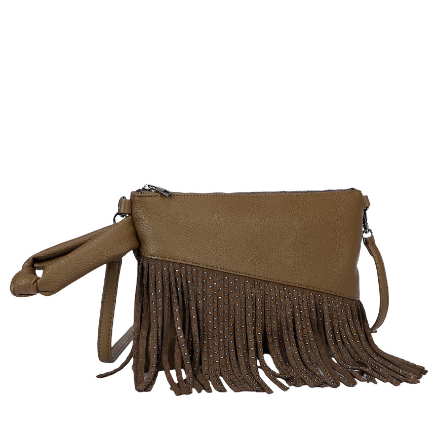 Borsa a mano con borchie