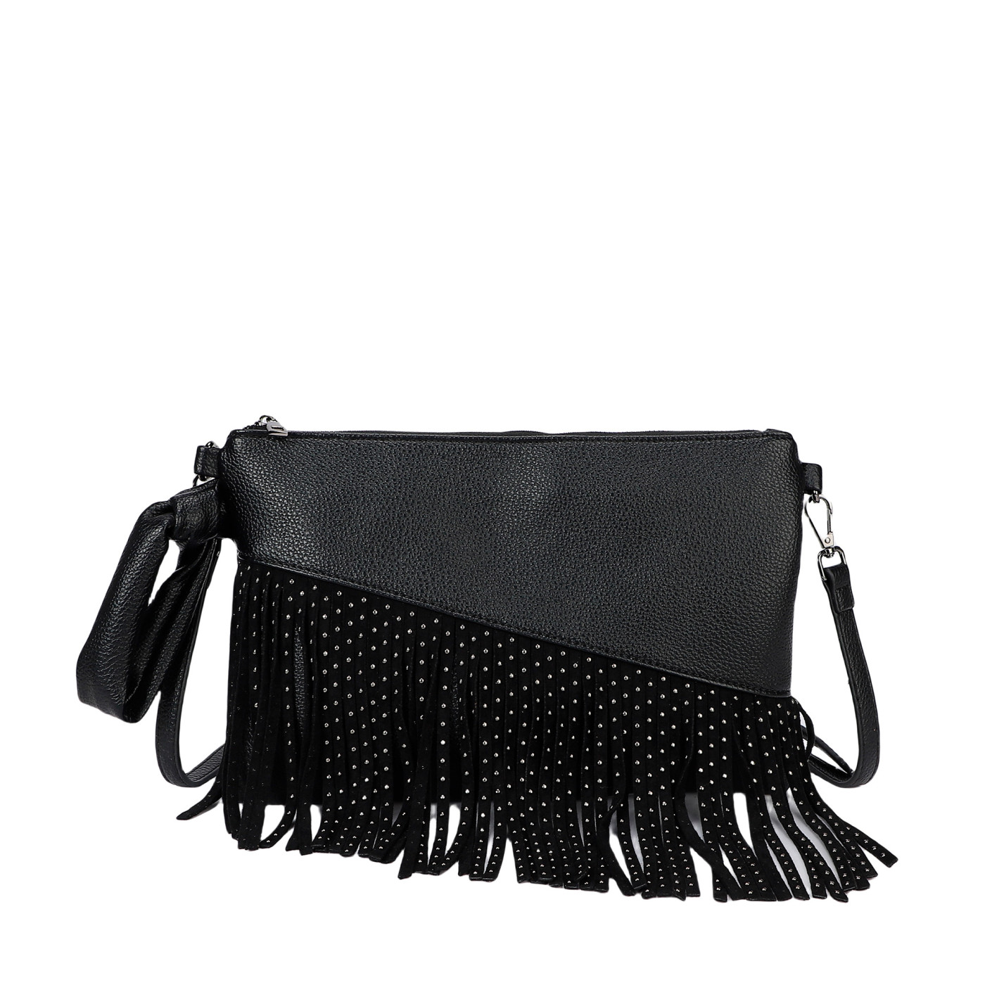 Handbag with studs