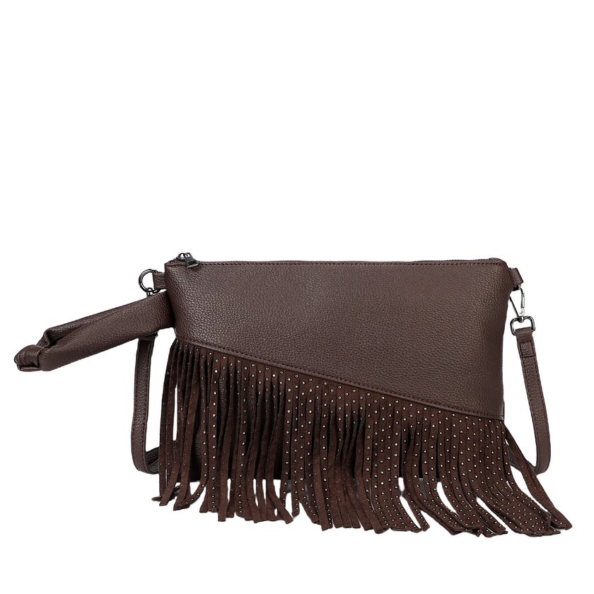 Borsa a mano con borchie