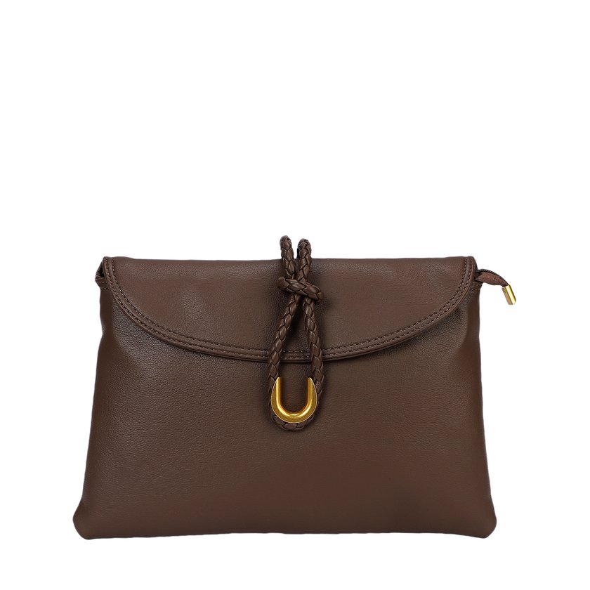 Sac à main avec détails dorés