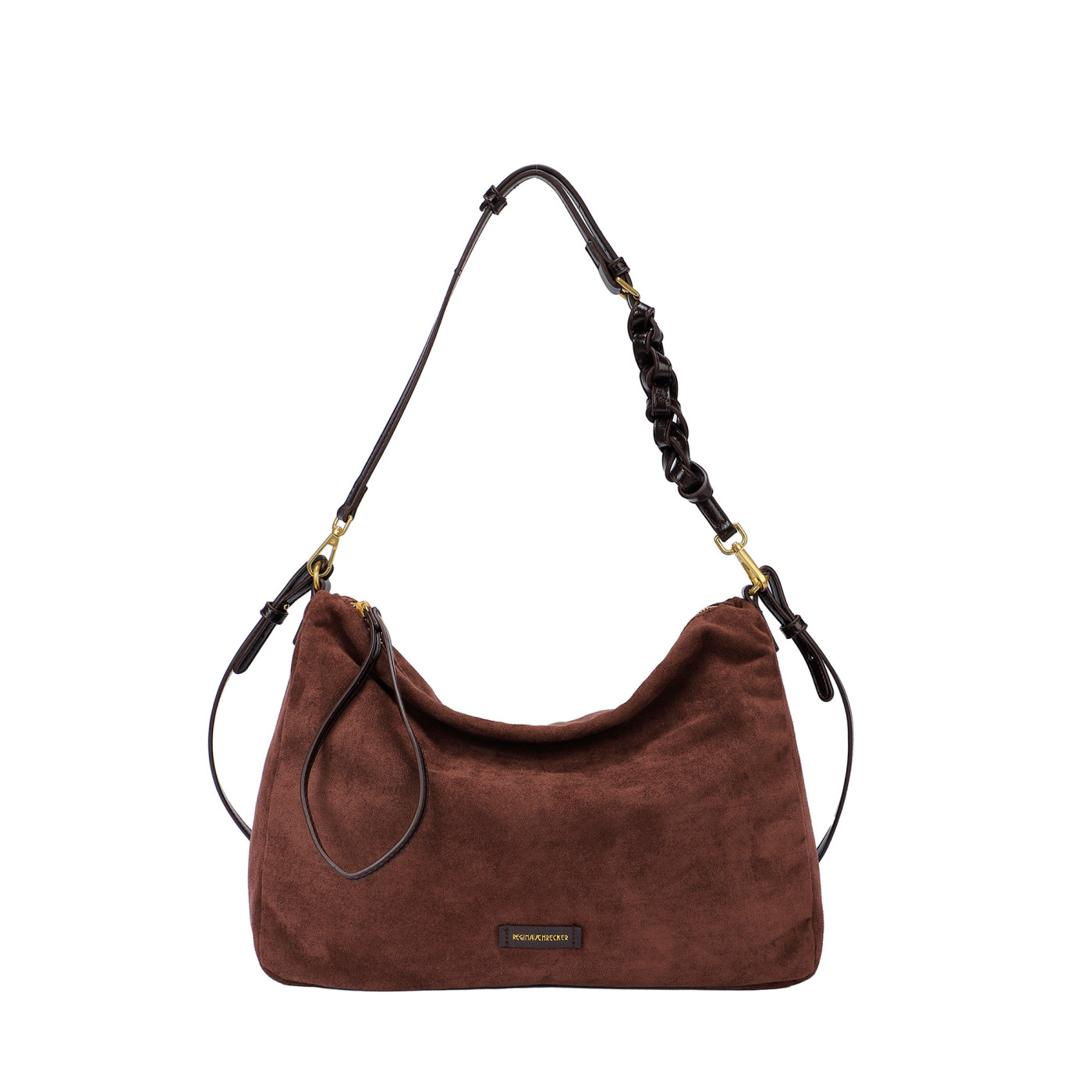 Borsa a tracolla in camoscio