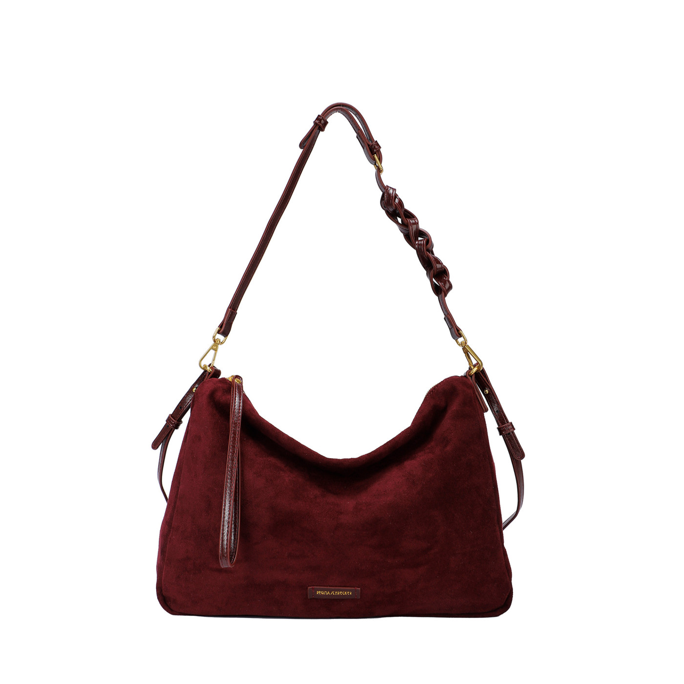 Borsa a tracolla in camoscio