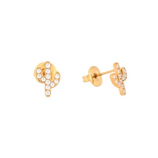 Boucles d'oreilles épingles Delicate avec cactus