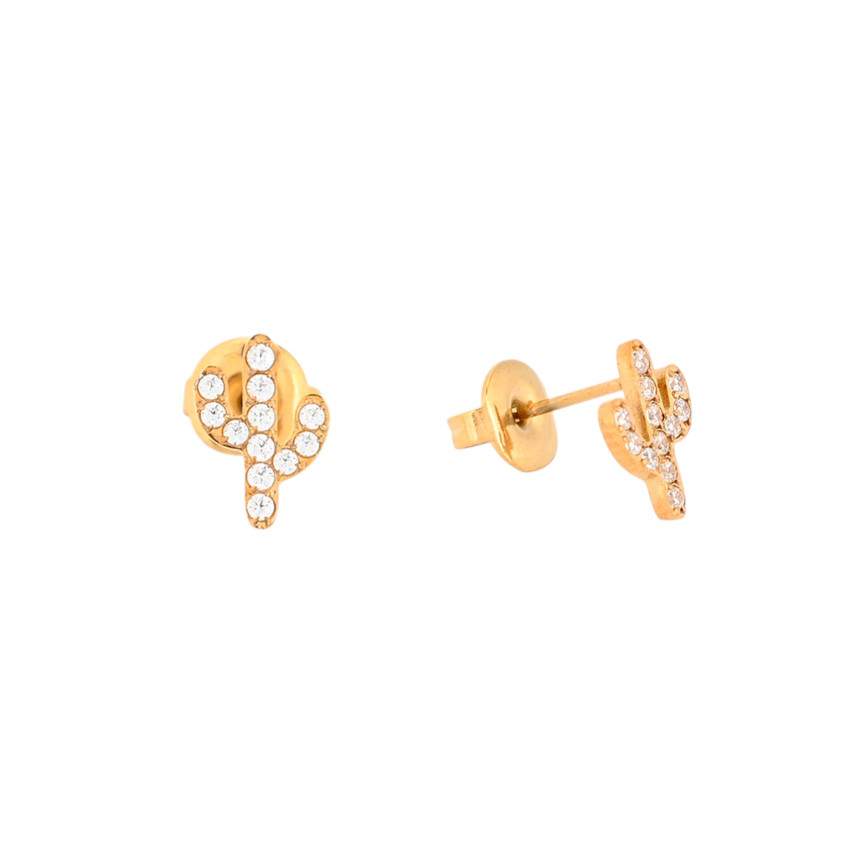 Pendientes espigón Delicate cactus