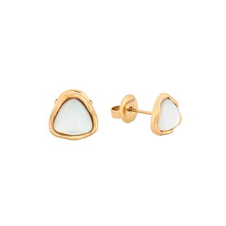 Boucles d’oreilles en acier triangulaires GB