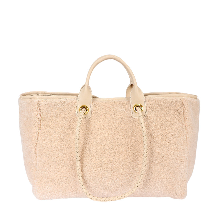 Mala Shopper com pelinho