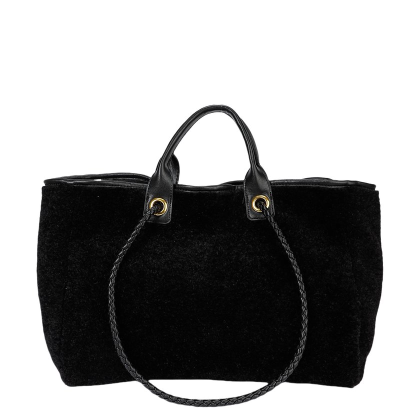 Sac à main Shopper avec poils