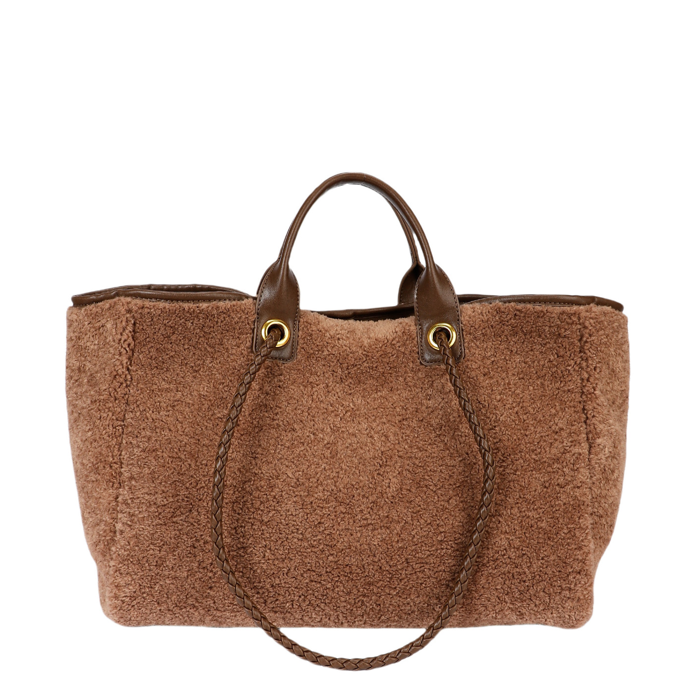 Shopper Bag with Fur