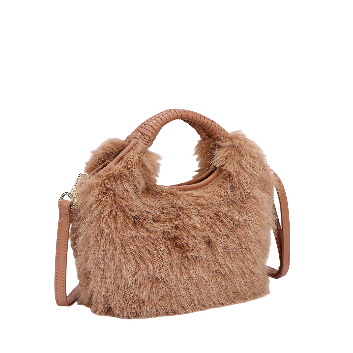 Sac à bandoulière en fourrure