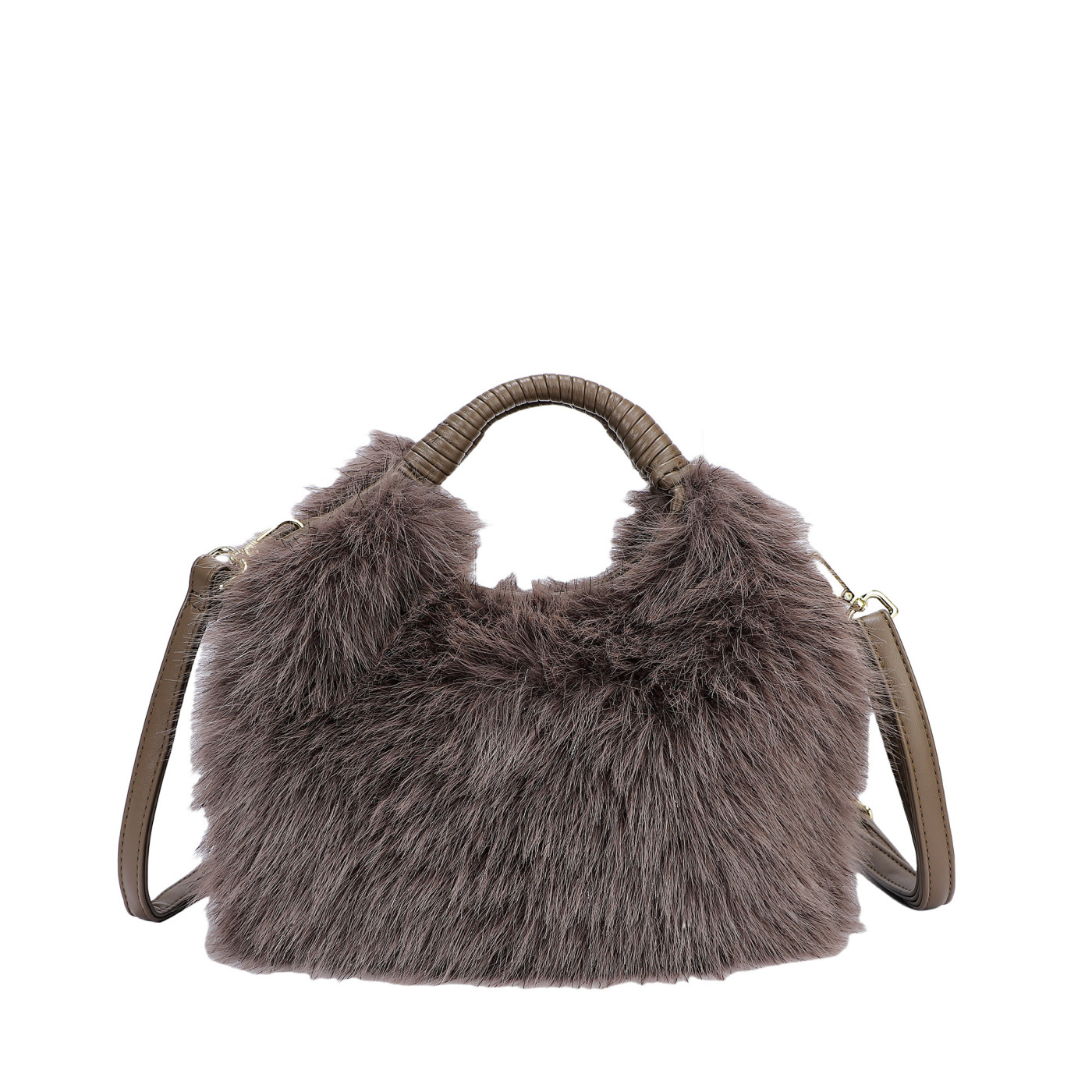 Sac à bandoulière en fourrure