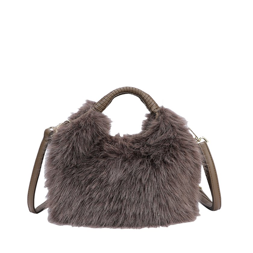 Sac à bandoulière en fourrure