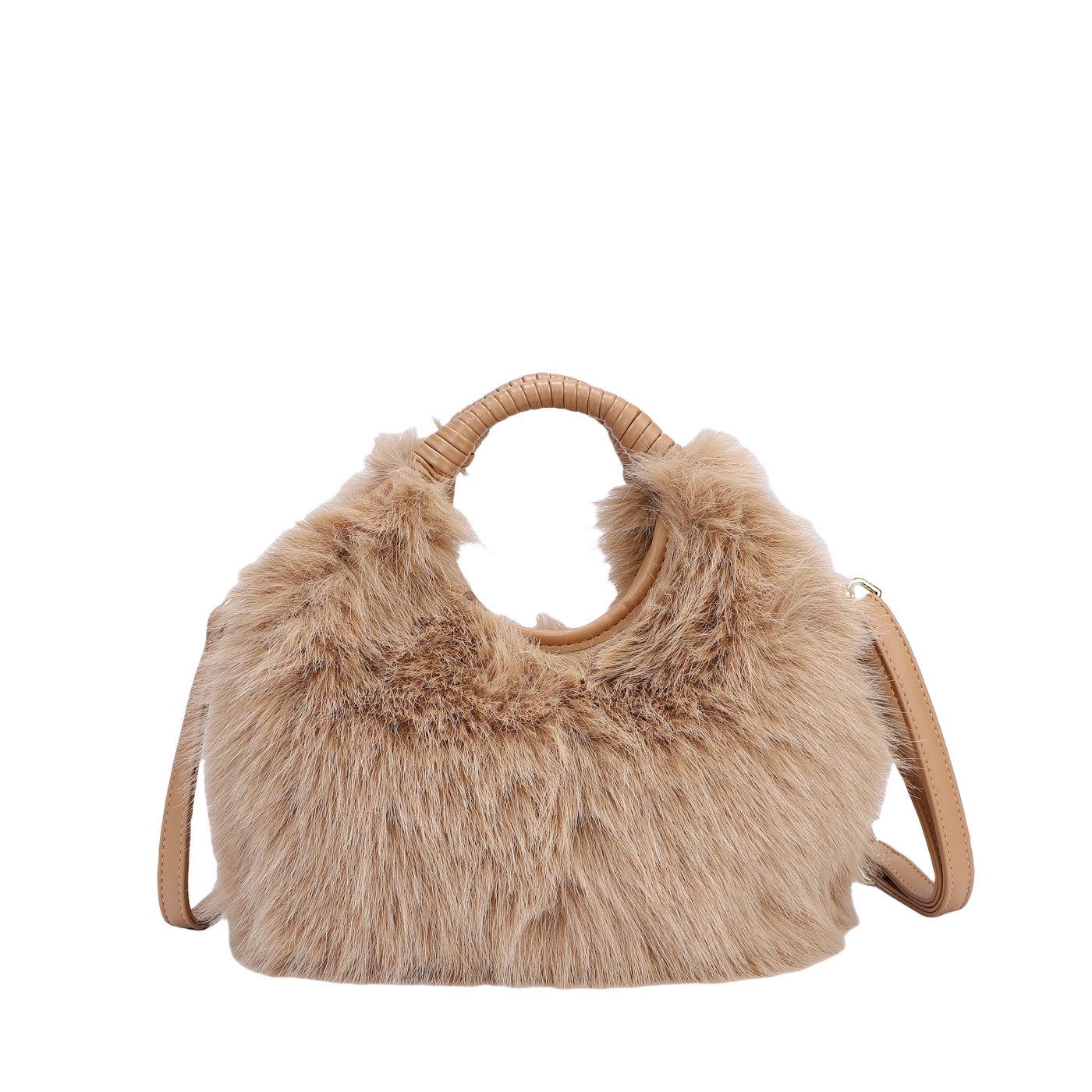 Sac à bandoulière en fourrure