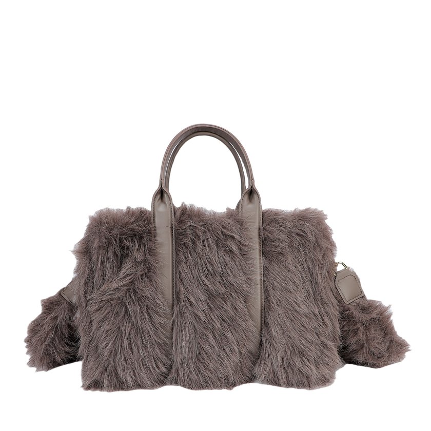 Sac à main Shopper avec poils