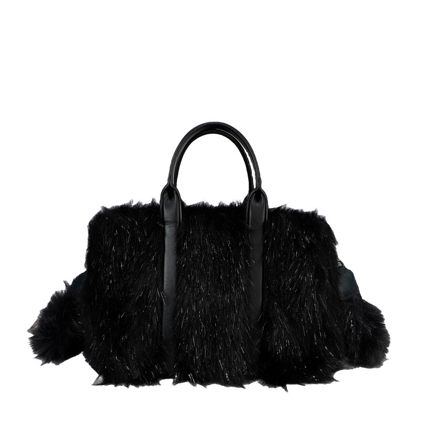 Sac à main Shopper avec poils