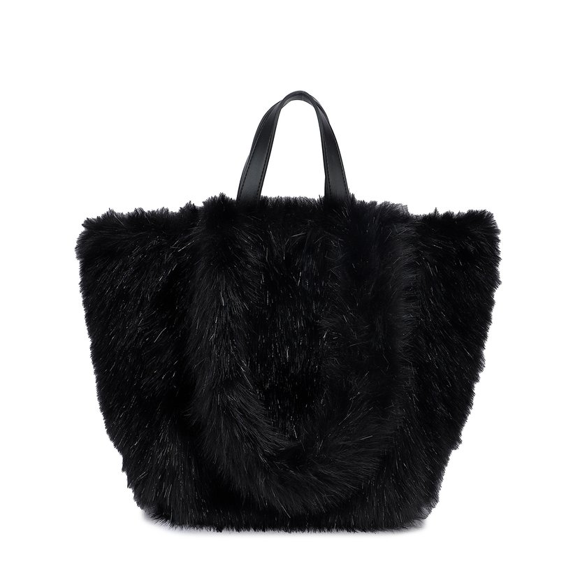Sac à main Shopper avec poils