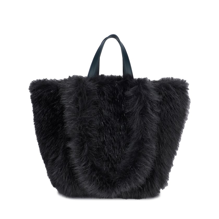 Sac à main Shopper avec poils