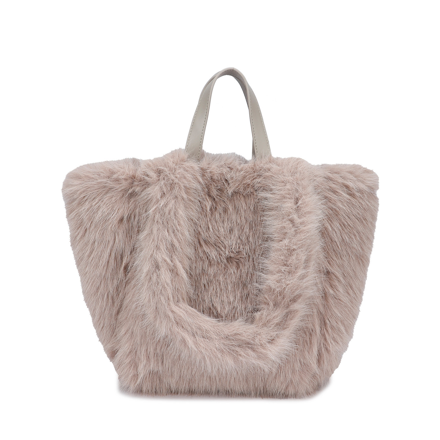 Sac à main Shopper avec poils