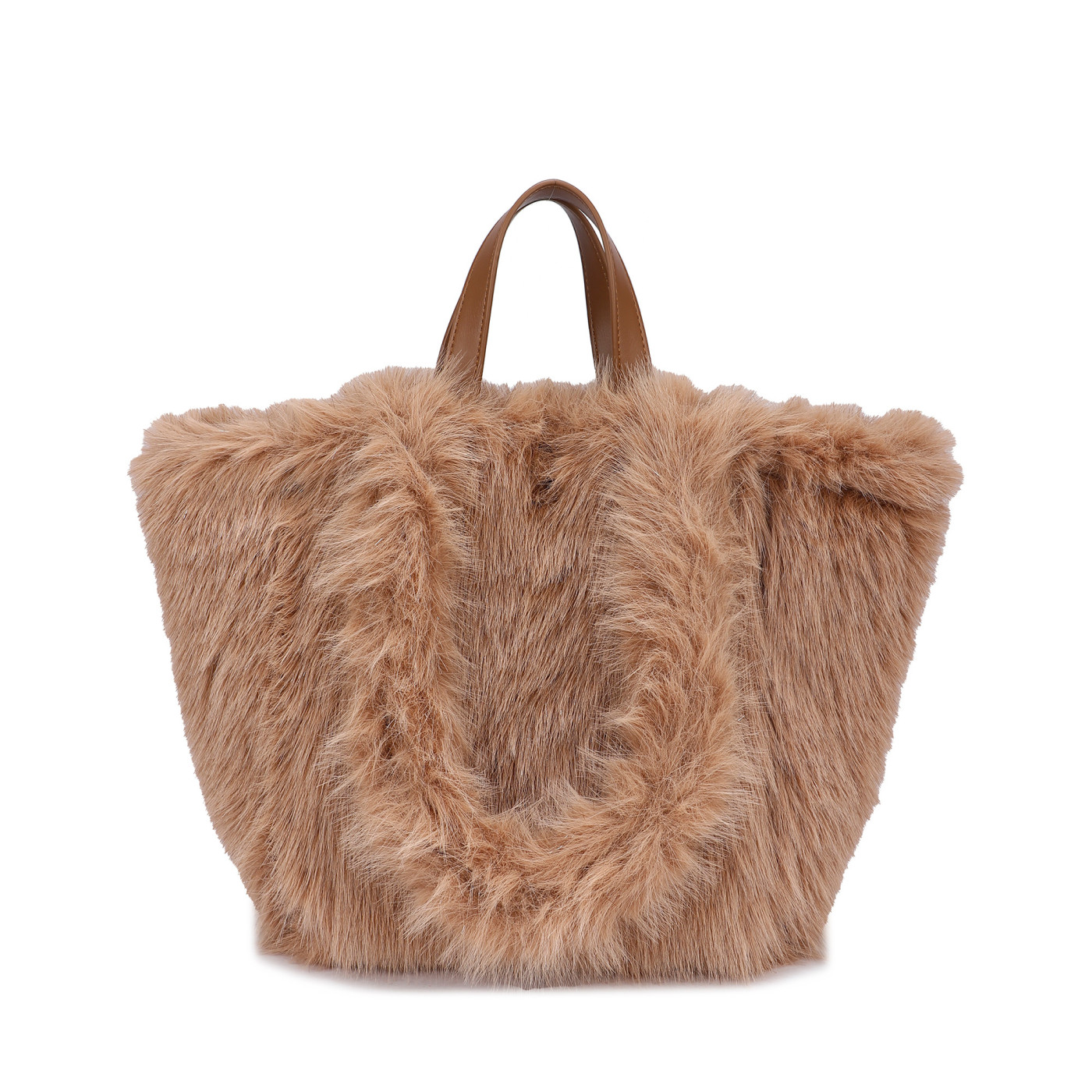 Sac à main Shopper avec poils