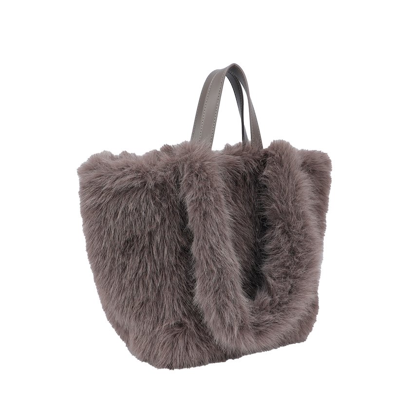 Sac à main Shopper avec poils