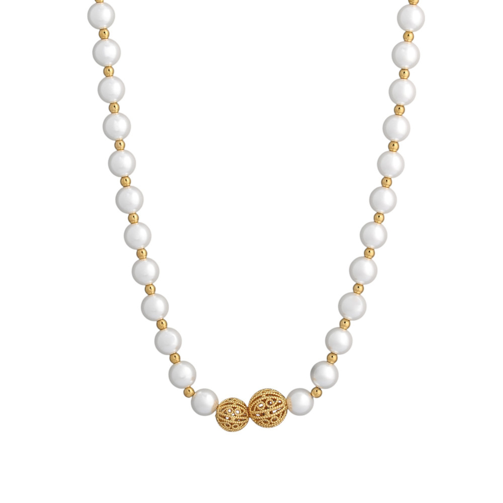 Collier de perles coração de viana GB