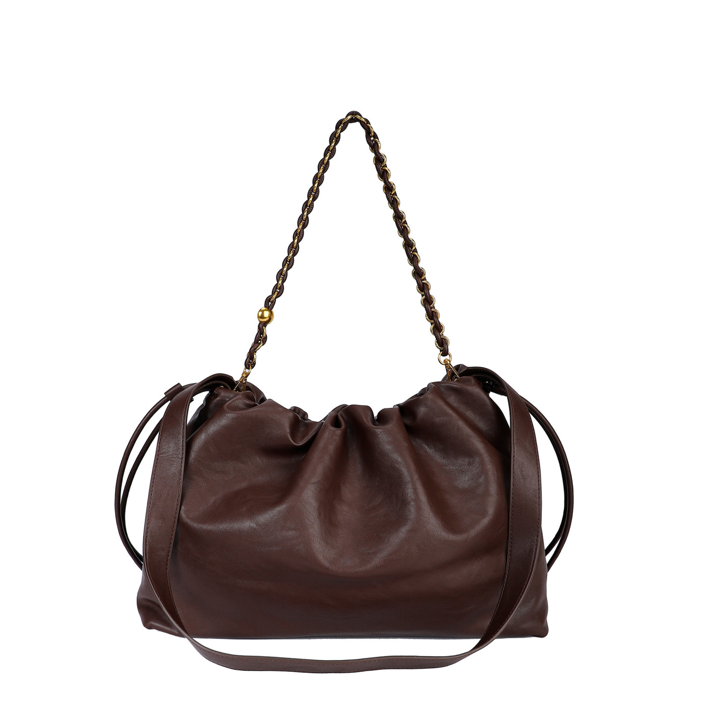 Sac à main avec fronces