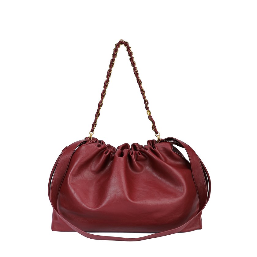 Sac à main avec fronces