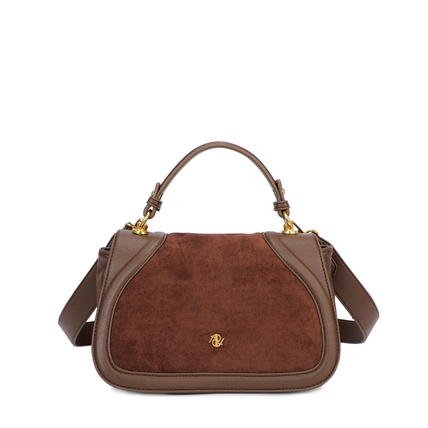 Bolso bandolera con asa gruesa