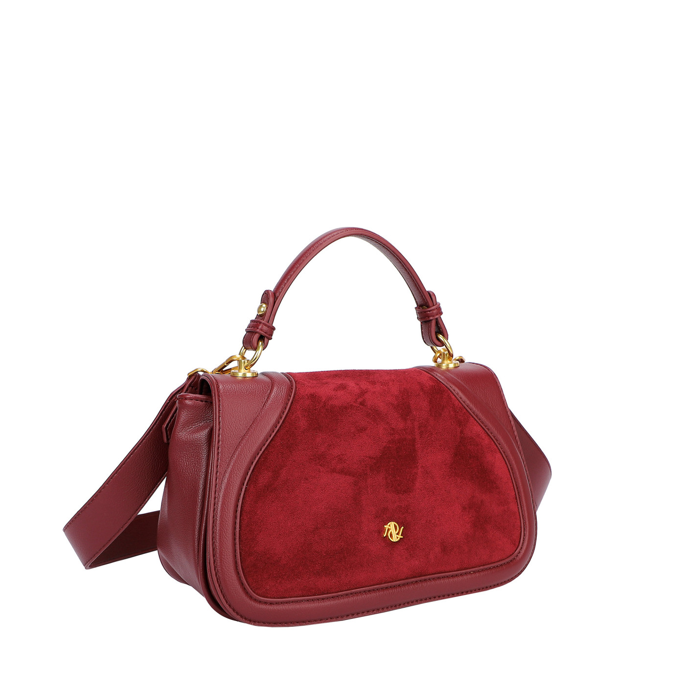 Borsa a tracolla con manico grosso